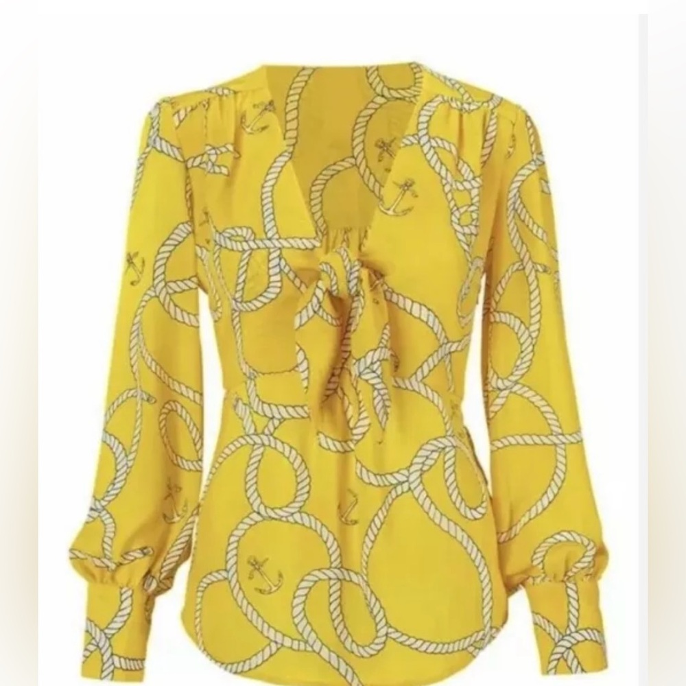 Cabi Reef Knot Blouse NWT